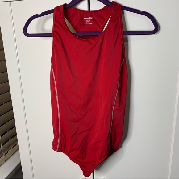 Girl’s Land’s End One-Piece Swimsuit - Picture 1 of 11